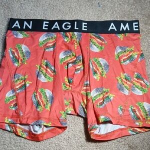 American Eagle Outfitters Orange and Green Boxer Briefs